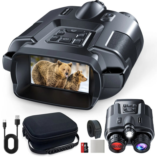 4K Night Vision Binoculars 3inch Screen 8X Digital Zoom