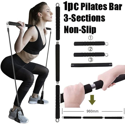 Pilates / Strength and resistance ropes and bar