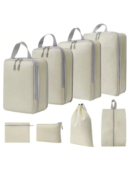 6 and 8 pcs Compressible Packing Travel Storage Bags