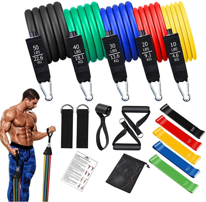 Pilates / Strength and resistance ropes and bar