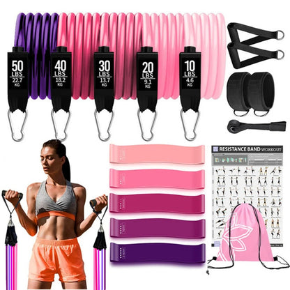 Pilates / Strength and resistance ropes and bar