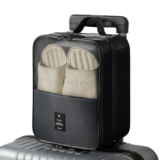 Portable twill Oxford cloth shoe bag