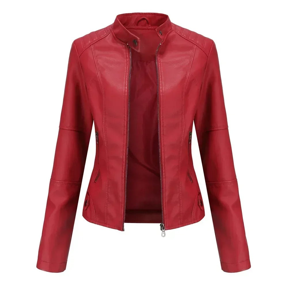 Crimson | Trinity Leather Jacket