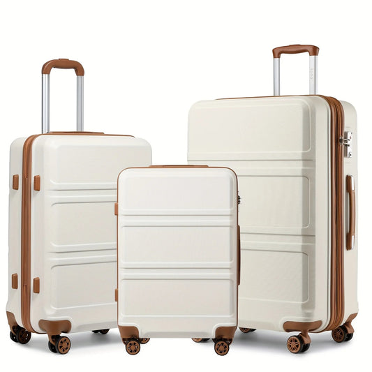 Kono 3-Piece Travel Suitcase Set