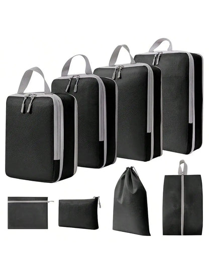6 and 8 pcs Compressible Packing Travel Storage Bags